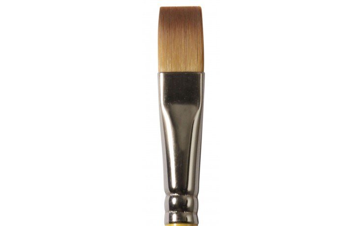 Daler-Rowney System3 Short Flat Brush SY55 Size 1/2" | Reliance Fine Art |Acrylic BrushesAcrylic Paint BrushesDaler Rowney System3 Brushes