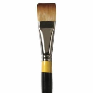 Daler-Rowney System3 Short Flat Brush SY55/Size 1" inch | Reliance Fine Art |Acrylic BrushesAcrylic Paint BrushesDaler Rowney System3 Brushes