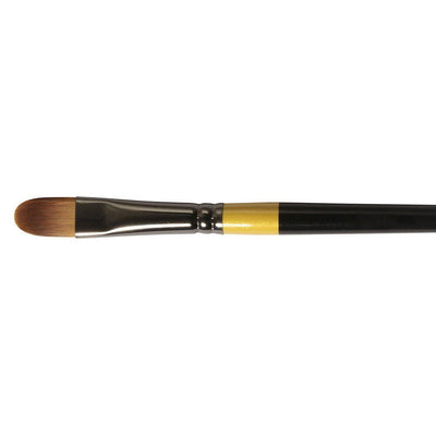 Daler-Rowney System3 Short Handle Filbert Brush SY67/Size 12 | Reliance Fine Art |Acrylic BrushesAcrylic Paint BrushesDaler Rowney System3 Brushes