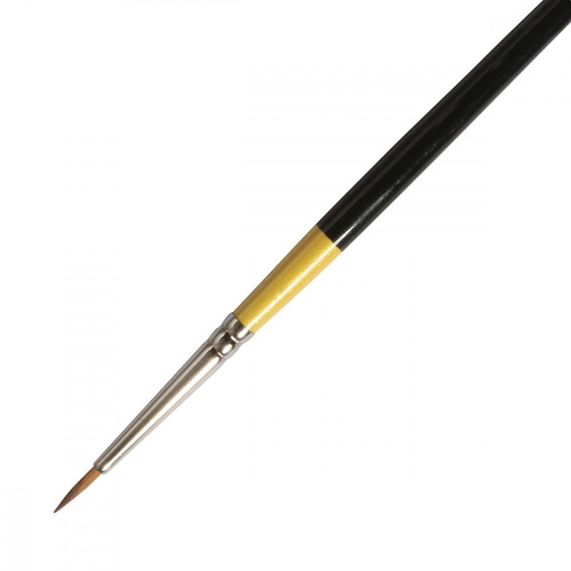 Daler-Rowney System3 Short Round Brush SY85/Size 0 | Reliance Fine Art |Acrylic BrushesAcrylic Paint BrushesDaler Rowney System3 Brushes