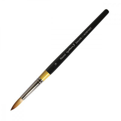 Daler-Rowney System3 Short Round Brush SY85/Size 14 | Reliance Fine Art |Acrylic BrushesAcrylic Paint BrushesDaler Rowney System3 Brushes