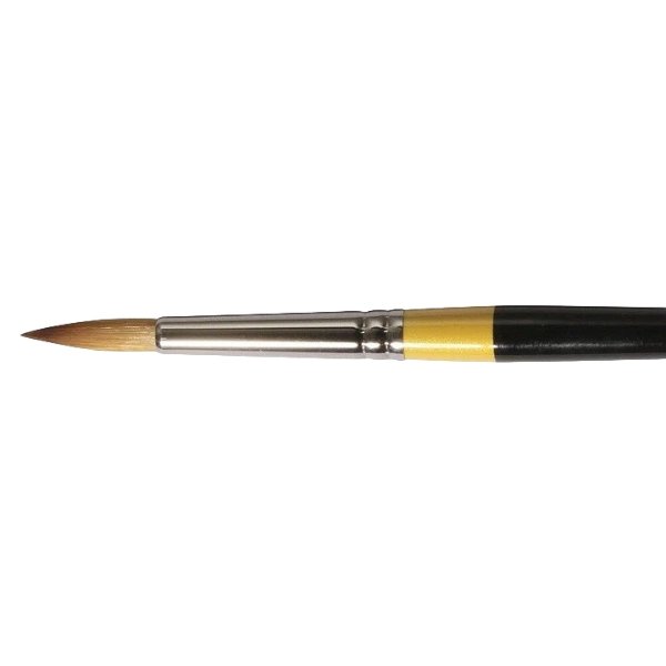 Daler-Rowney System3 Short Round Brush SY85/Size 8 | Reliance Fine Art |Acrylic BrushesAcrylic Paint BrushesDaler Rowney System3 Brushes