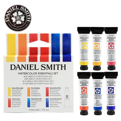 Daniel Smith Extra Fine Watercolor Essentials Set of 6 Tubes (5 ML) | Reliance Fine Art |Paint SetsWatercolor Paint Sets