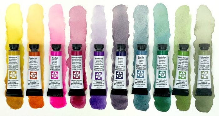 Daniel Smith Jean Haines` Master Artist Set of 10 Watercolor Tubes (5 ML) | Reliance Fine Art |Paint SetsWatercolor Paint Sets