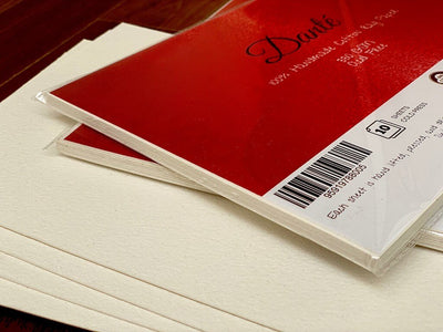Dante 100% Cotton Rag 330 GSM Handmade Watercolor Paper - A5 (14.8x21 cms) | Reliance Fine Art |A4 & A5Paper PacksPaper Packs A3