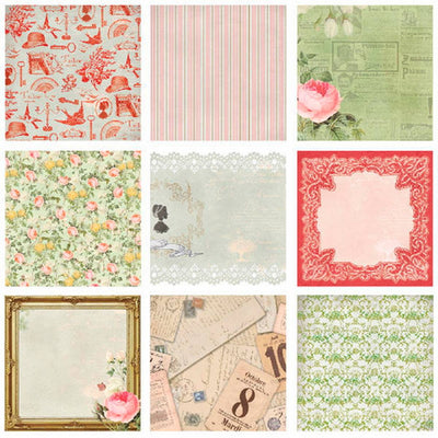 Designer Paper Pack 7x7 Romantic (DSM015) | Reliance Fine Art |A4 & A5Paper PacksPaper Packs A3