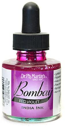 Dr. Ph. Martins Bombay India Ink Red Violet 30 ml | Reliance Fine Art |Artist InksPH Martins Bombay Inks