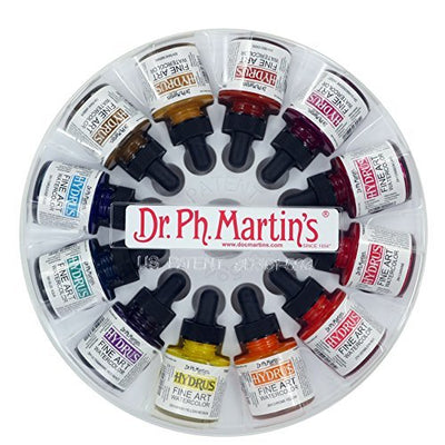 Dr. Ph. Martin`s Hydrus Fine Art Watercolor Paint - Set 1 | Reliance Fine Art |Artist Inks