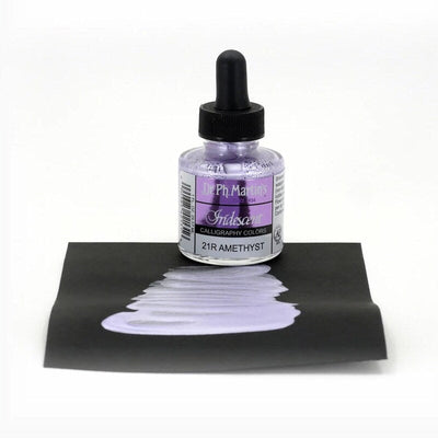Dr. Ph Martins Iridescent Calligraphy Colors Amethyst 30 ML | Reliance Fine Art |Artist InksPH Martins Iridescent Calligraphy Inks