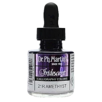 Dr. Ph Martins Iridescent Calligraphy Colors Amethyst 30 ML | Reliance Fine Art |Artist InksPH Martins Iridescent Calligraphy Inks