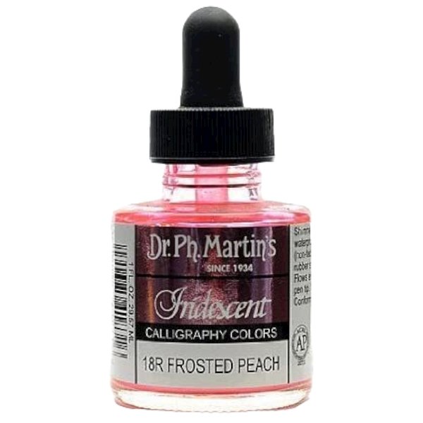 Dr. Ph Martins Iridescent Calligraphy Colors Frosted Peach 30 ML | Reliance Fine Art |Artist InksPH Martins Iridescent Calligraphy Inks
