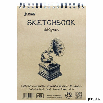 Drawing Book A4 100 Pages 120 GSM (JCDBA4) | Reliance Fine Art |Art PadsSketch Pads & Papers