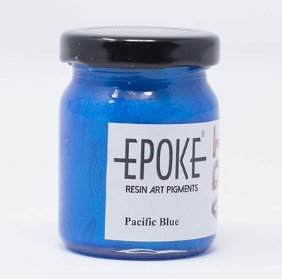 Epoke Metallic Pigment Pacific Blue (75g) | Reliance Fine Art |Pigments for Resin & Fluid ArtResin and Fluid Art