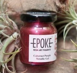 Epoke Metallic Pigments Cabernet Purple (75g) | Reliance Fine Art |Pigments for Resin & Fluid ArtResin and Fluid Art