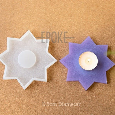 Epoke Star Tealight Silicone Mould 11.3 cms (M-8) | Reliance Fine Art |Moulds & Surfaces for Resin and Fluid ArtResin and Fluid Art