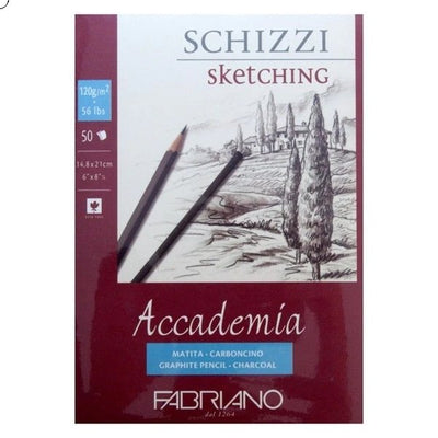 Fabriano Accademia Charcoal Sketch Pad (A4)/50s/120gsm | Reliance Fine Art |Art PadsSketch Pads & Papers