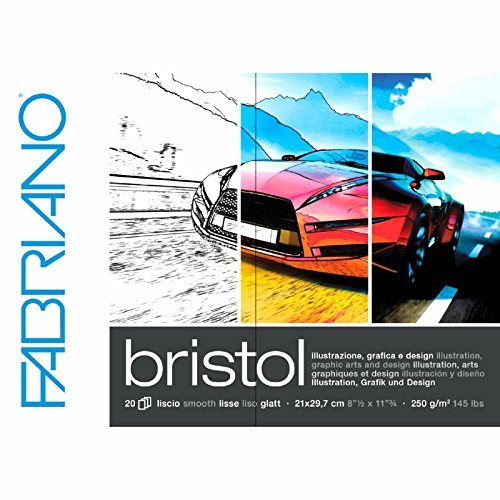 Fabriano Bristol Pad 250gsm­ A4 | Reliance Fine Art |Art PadsSketch Pads & Papers