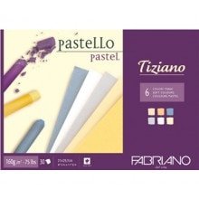 Fabriano Tiziano Pastel 6clrs Pad (21x29cm) A4/160gsm/30sheets | Reliance Fine Art |Art PadsPastelsSketch Pads & Papers