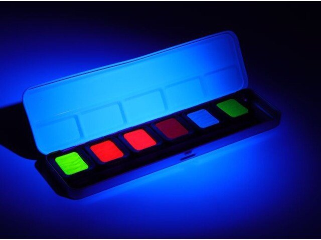 FINETEC 6 Premium Neon Water Colours (FN9000) | Reliance Fine Art |FINETEC WatercolorsWater ColorWatercolor Paint