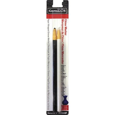 General`s Pencil White & Black China Marker 2 Pack (1240ABP) | Reliance Fine Art |Charcoal & GraphiteIndividual Charcoal & Graphite PencilsSketching Pencils Sets