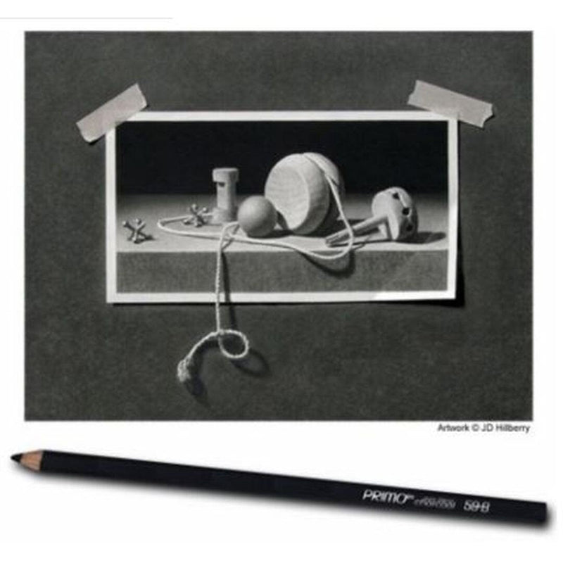 General`s Primo Euro Blend Charcoal Pencil Single (L-59-3B) | Reliance Fine Art |Individual Charcoal & Graphite Pencils