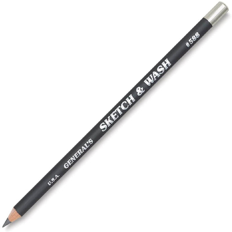 Generals Sketch and Wash Pencil Single (L-588) | Reliance Fine Art |Individual Charcoal & Graphite Pencils