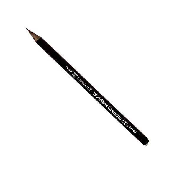 Generals Woodless Graphite Pencil 6B Single (L-97-6B) | Reliance Fine Art |Individual Charcoal & Graphite Pencils