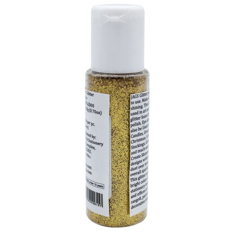 Glitter Powder Light Gold 20 gms (JGPKGD00) | Reliance Fine Art |Resin and Fluid ArtTexture mediums for Resin and Fluid Art