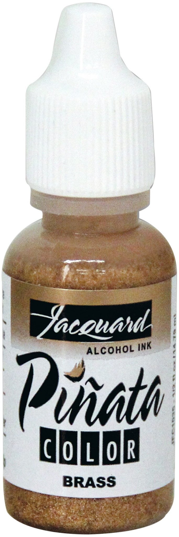 Jacquard Pinata Alcohol Ink 14.79 ML-Brass (F-JFC1035) | Reliance Fine Art |Alcohol InkArtist Inks