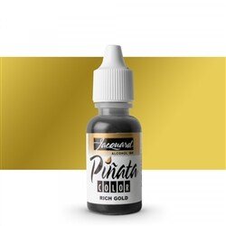 Jacquard Pinata Color Alcohol Ink .5oz- RICH GOLD (F-JFC1032) | Reliance Fine Art |Alcohol InkArtist Inks