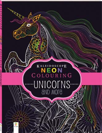 Kaleidoscope Neon Colouring Unicorns and More | Reliance Fine Art |