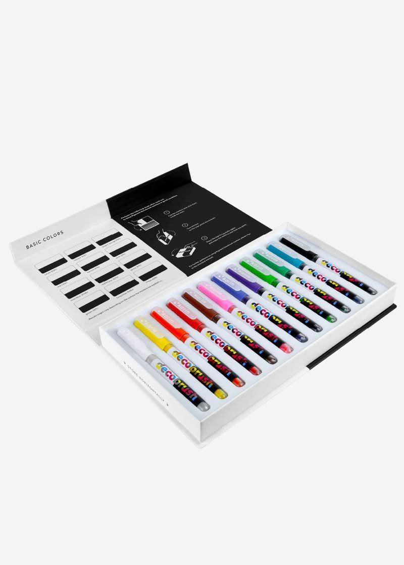 Karin PIGMENT decobrush Basic Colors Collection (29C1) | Reliance Fine Art |Illustration Pens & Brush PensMarkersPaint Markers