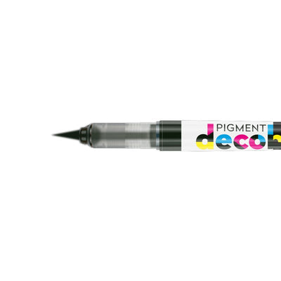 Karin PIGMENT Decobrush Black 433U (29W433) | Reliance Fine Art |Illustration Pens & Brush PensMarkersPaint Markers