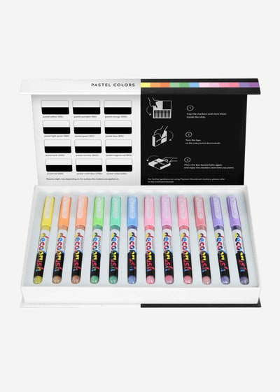 Karin PIGMENT decobrush Pastel Colors Collection (29C7) | Reliance Fine Art |Illustration Pens & Brush Pens