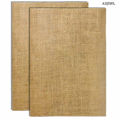 Laminated Jute Sheet A3 Size 2 Pcs Set (A3JSWL) | Reliance Fine Art |Art Tools & Accessories