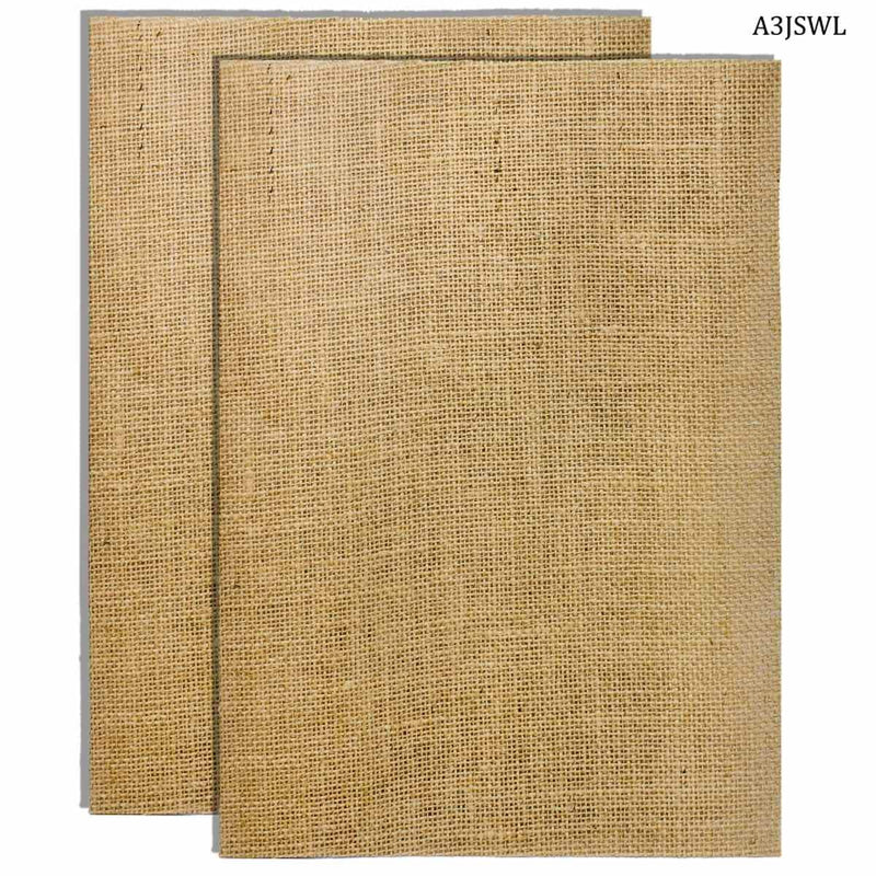 Laminated Jute Sheet A3 Size 2 Pcs Set (A3JSWL) | Reliance Fine Art |Art Tools & Accessories