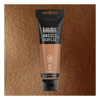 Liquitex Acrylic Basics 118Ml 229 Bronze | Reliance Fine Art |Acrylic PaintsLiquitex Basics Acrylic Paint 118 ML