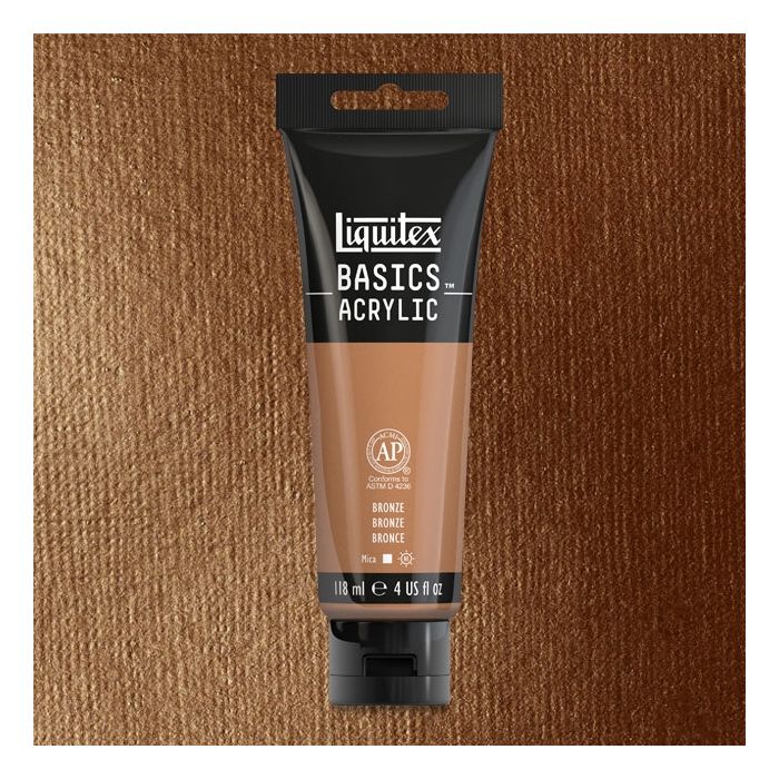 Liquitex Acrylic Basics 118Ml 229 Bronze | Reliance Fine Art |Acrylic PaintsLiquitex Basics Acrylic Paint 118 ML