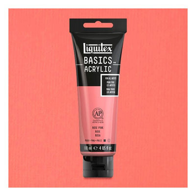 Liquitex Basics Acrylic 118ML 048 Rose Pink | Reliance Fine Art |Acrylic PaintsLiquitex Basics Acrylic Paint 118 ML