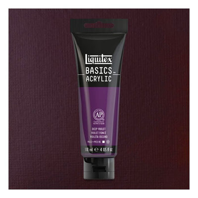 Liquitex Basics Acrylic 118ML 115 Deep Violet | Reliance Fine Art |Acrylic PaintsLiquitex Basics Acrylic Paint 118 ML