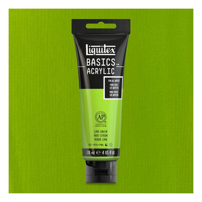 Liquitex Basics Acrylic 118ML 222 Lime Green | Reliance Fine Art |Acrylic PaintsLiquitex Basics Acrylic Paint 118 ML