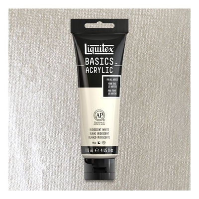 Liquitex Basics Acrylic 118ML 238 Iridescent White | Reliance Fine Art |Acrylic PaintsLiquitex Basics Acrylic Paint 118 ML