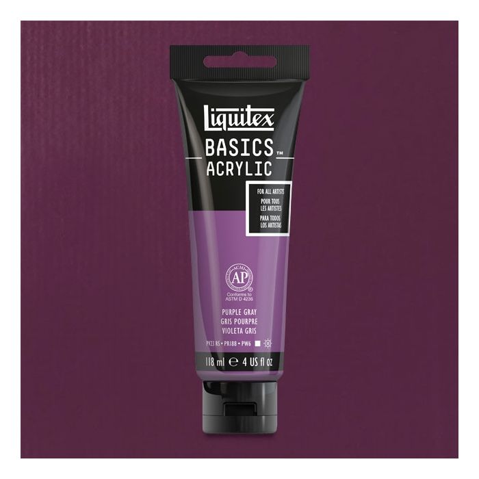Liquitex Basics Acrylic 118ML 263 Purple Grey | Reliance Fine Art |Acrylic PaintsLiquitex Basics Acrylic Paint 118 ML