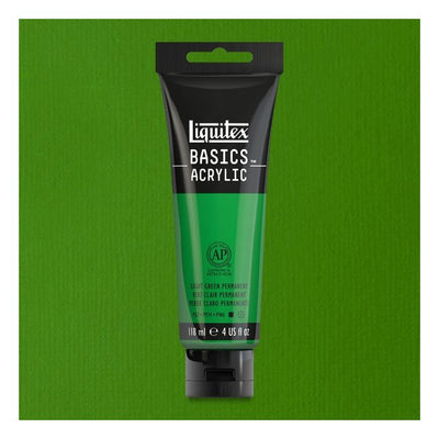 Liquitex Basics Acrylic 118ML 312 Light Green Permanent | Reliance Fine Art |Acrylic PaintsLiquitex Basics Acrylic Paint 118 ML