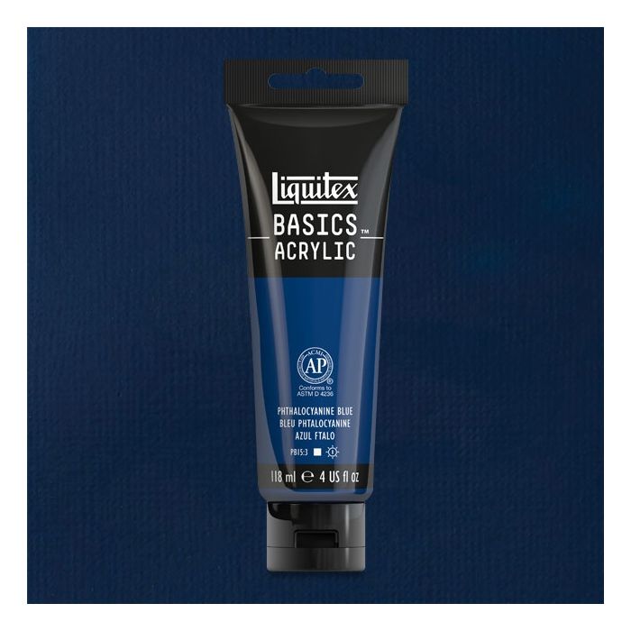 Liquitex Basics Acrylic 118ML 316 Phthalo Blue | Reliance Fine Art |Acrylic PaintsLiquitex Basics Acrylic Paint 118 ML