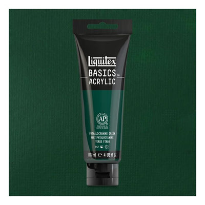 Liquitex Basics Acrylic 118ML 317 Phthalo Green | Reliance Fine Art |Acrylic PaintsLiquitex Basics Acrylic Paint 118 ML