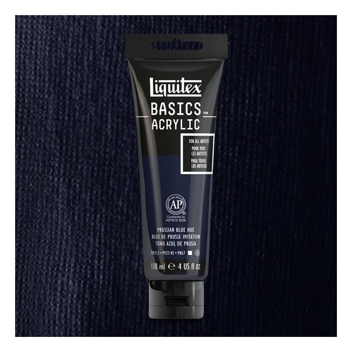 Liquitex Basics Acrylic 118ML 320 Prussian Blue | Reliance Fine Art |Acrylic PaintsLiquitex Basics Acrylic Paint 118 ML