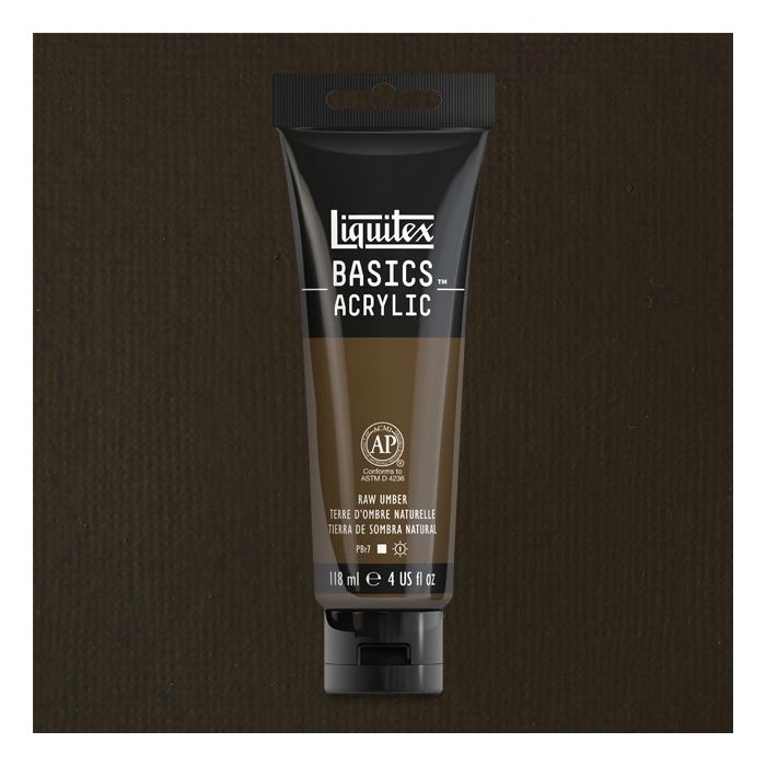 Liquitex Basics Acrylic 118ML 331 Raw Umber | Reliance Fine Art |Acrylic PaintsLiquitex Basics Acrylic Paint 118 ML