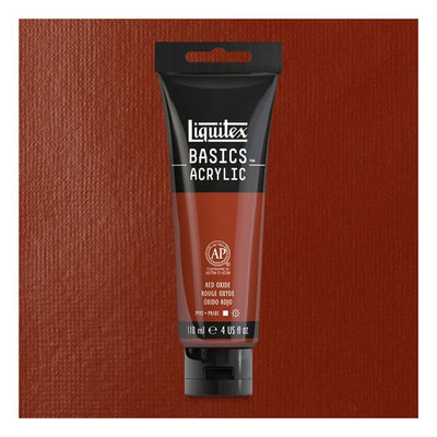 Liquitex Basics Acrylic 118ML 335 Red Oxide | Reliance Fine Art |Acrylic PaintsLiquitex Basics Acrylic Paint 118 ML