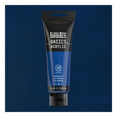 Liquitex Basics Acrylic 118ML 420 Primary Blue | Reliance Fine Art |Acrylic PaintsLiquitex Basics Acrylic Paint 118 ML